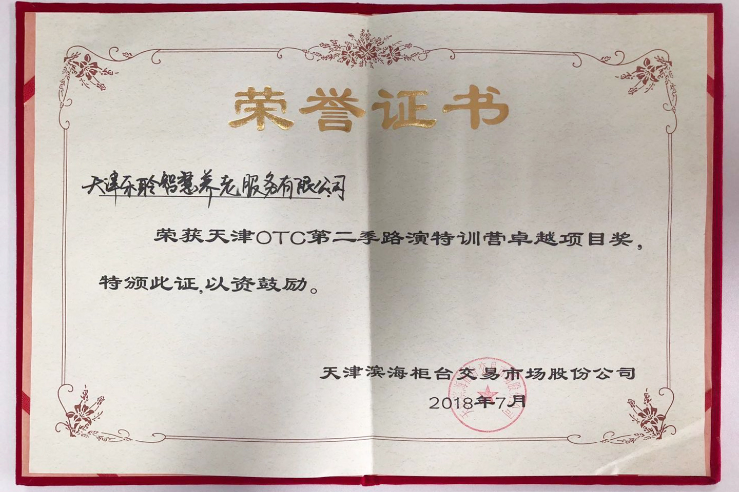 卓越项目奖